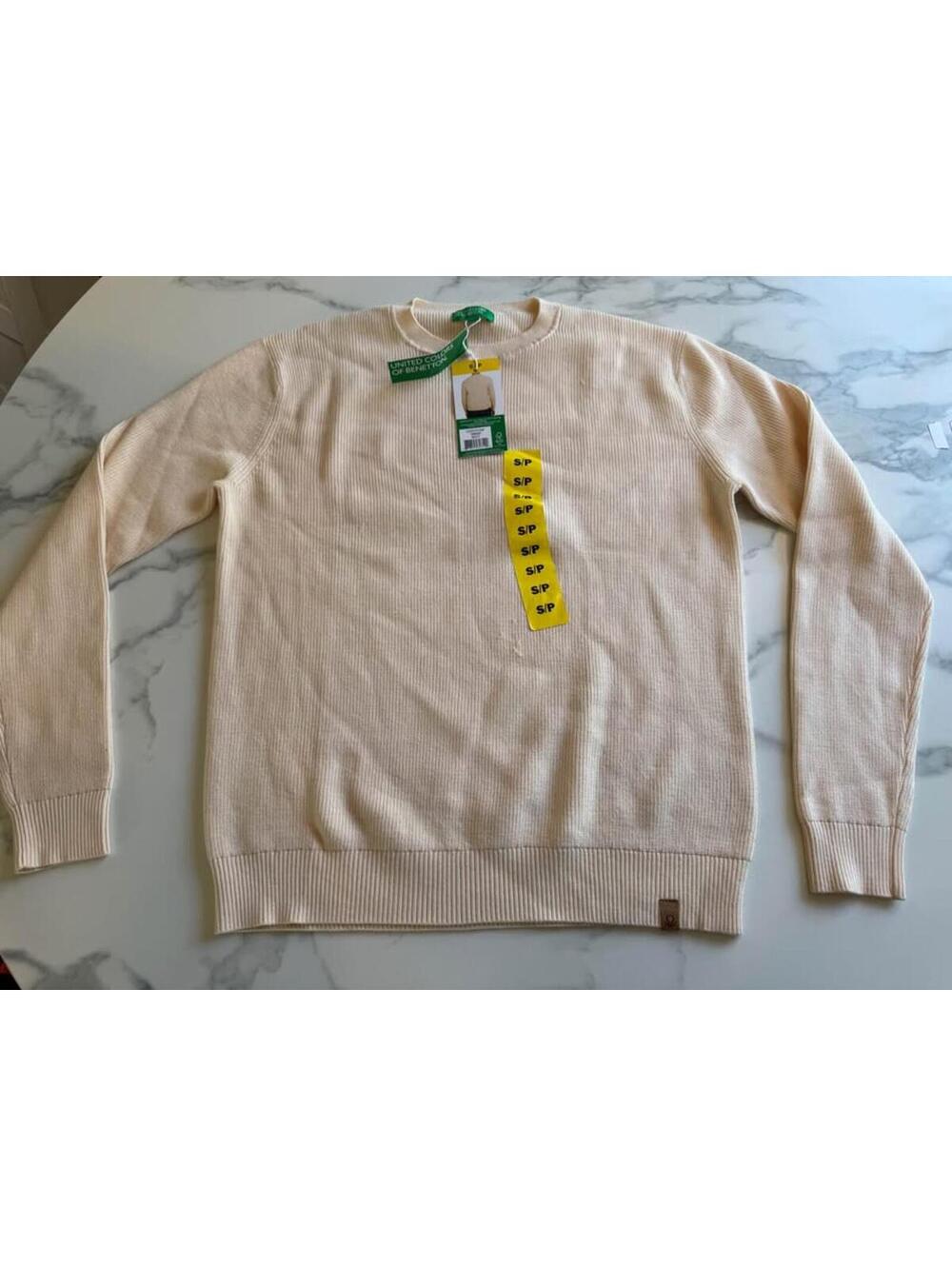 United Colors of Benetton light beige S/P Mens sweater
